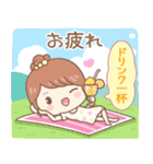ラブリーガール♡リア-夏を彩る日常語（個別スタンプ：30）