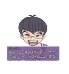 陰キャラブコメ(陰ラブ)（個別スタンプ：1）