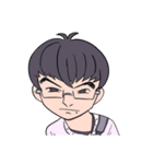 陰キャラブコメ(陰ラブ)（個別スタンプ：3）