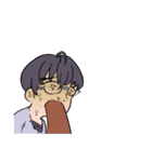 陰キャラブコメ(陰ラブ)（個別スタンプ：8）