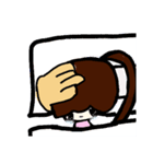 乱暴なすず本  恋愛⑤の6のひとこま②（個別スタンプ：1）