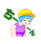 HIP HOPダンサー風女子（個別スタンプ：11）