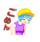 HIP HOPダンサー風女子（個別スタンプ：12）