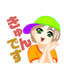 HIP HOPダンサー風女子（個別スタンプ：15）