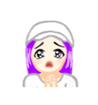 HIP HOPダンサー風女子（個別スタンプ：31）