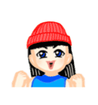 HIP HOPダンサー風女子（個別スタンプ：40）