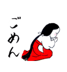 素の会 お福ちゃんスタンプ（個別スタンプ：6）