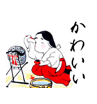 素の会 お福ちゃんスタンプ（個別スタンプ：21）