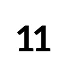 数字大好き 1（個別スタンプ：11）