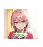 AIによって描かれたスタンプです。（個別スタンプ：17）