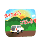 SUV車スタンプ♡楽しい4WD♡（個別スタンプ：19）