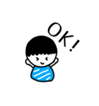 まんまるくんとくちょーてきスタンプ（個別スタンプ：8）