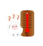 動くシマエナガちゃんと夏の天気（個別スタンプ：11）