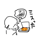 ピザと女の子其の2（個別スタンプ：3）