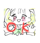 画力弱弱ツインテールちゃん（個別スタンプ：1）