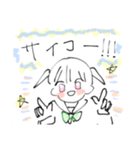 画力弱弱ツインテールちゃん（個別スタンプ：3）