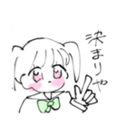 画力弱弱ツインテールちゃん（個別スタンプ：6）