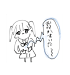 画力弱弱ツインテールちゃん（個別スタンプ：8）