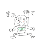 画力弱弱ツインテールちゃん（個別スタンプ：12）
