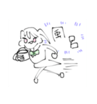 画力弱弱ツインテールちゃん（個別スタンプ：15）