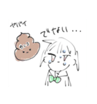 画力弱弱ツインテールちゃん（個別スタンプ：21）