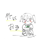 画力弱弱ツインテールちゃん（個別スタンプ：22）