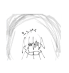 画力弱弱ツインテールちゃん（個別スタンプ：36）