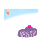 乱暴なすず本  恋愛⑤の6のひとこま⑤（個別スタンプ：2）