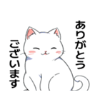 笑顔と可愛さで会話を乗り切る猫（個別スタンプ：1）