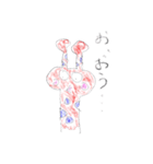 かわいいきりんさんスタンプ（個別スタンプ：3）