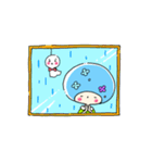 梅雨にぴったり♪あじさいツインズ（個別スタンプ：31）