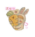 うさぎになりたいちっちゃい子（個別スタンプ：3）