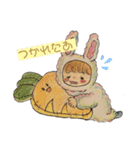 うさぎになりたいちっちゃい子（個別スタンプ：8）
