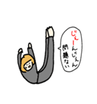 金髪おかっぱさん アルファベットVer.（個別スタンプ：10）