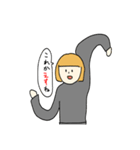金髪おかっぱさん アルファベットVer.（個別スタンプ：19）