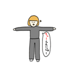 金髪おかっぱさん アルファベットVer.（個別スタンプ：20）