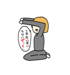 金髪おかっぱさん アルファベットVer.（個別スタンプ：26）