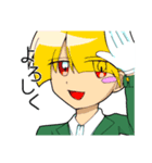 軍服オリキャラくん（個別スタンプ：1）