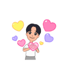 昔の少年（個別スタンプ：3）
