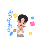 昔の少年（個別スタンプ：4）
