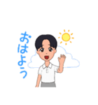 昔の少年（個別スタンプ：5）