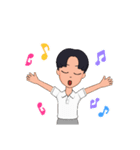 昔の少年（個別スタンプ：12）