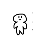 なんか白いやつNo.3（個別スタンプ：2）
