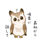 理解できないフクロウ（個別スタンプ：10）