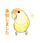 コザクラインコ ピノとその仲間たち3（個別スタンプ：1）