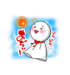 てるてる坊主の気持ち あいさつ（個別スタンプ：16）