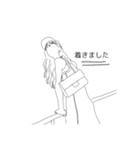 fuakumalinestamp.MONOTONEstamp（個別スタンプ：2）