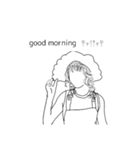 fuakumalinestamp.MONOTONEstamp（個別スタンプ：5）