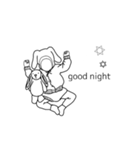 fuakumalinestamp.MONOTONEstamp（個別スタンプ：6）