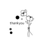 fuakumalinestamp.MONOTONEstamp（個別スタンプ：13）